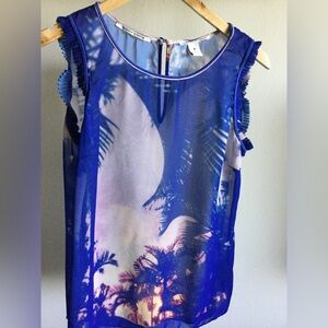 Madison Scotch Tropical Drift Blouse